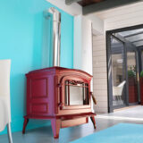 Holzofen – Rote Emaille