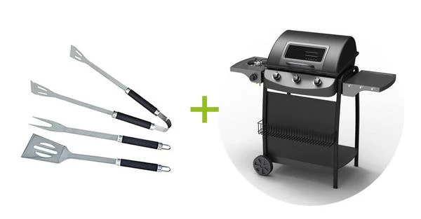 Rado – 3 + 1 Brenner Gasgrill mit Zubehör – Bild 8