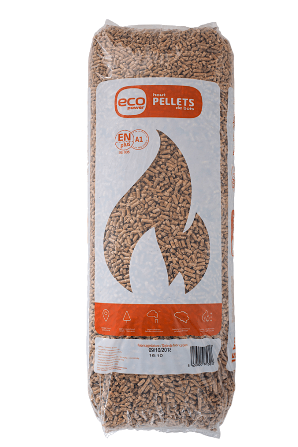 ECOPOWER Premium-Holzpellets – Palette mit 78 Säcken à 15 kg