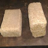 Brennholz, verdichtete Holzscheite