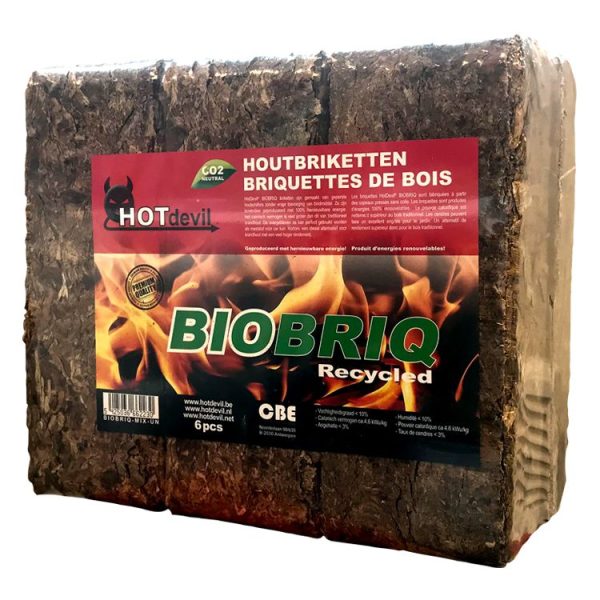 BioBriq MegaRuf Holzbriketts Palette – Bild 2